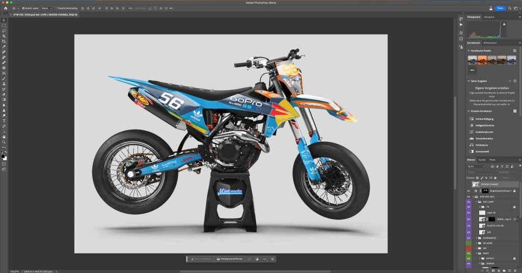 Design Service: Teste dein Traumdekor bevor du bestellst - Mint Moto