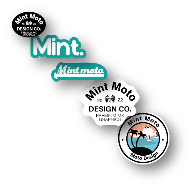 Sticker Set 1Mint Moto