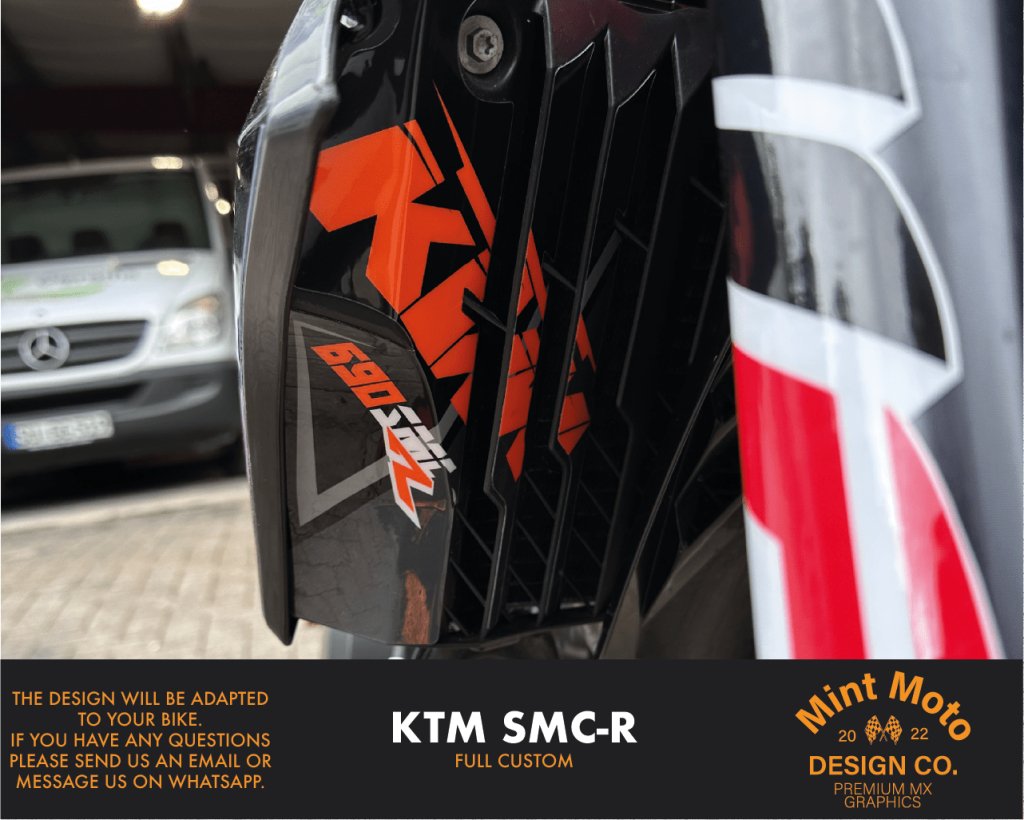 KTM SMC R 690 Kühlerschutz Dekor 2012 - 2017Mint Moto