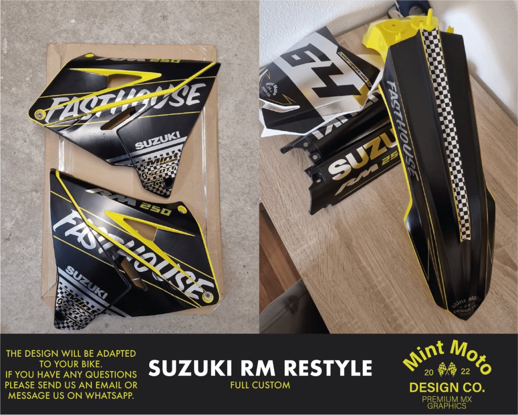 Suzuki RM 2001 - 2008 Polisport Restyle KitMint Moto